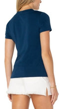 Load image into Gallery viewer, Liverpool Los Angeles Short Sleeve Knit Tee
