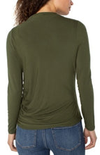 Load image into Gallery viewer, Liverpool Los Angeles Long Sleeve Mock Neck Knit Top w/ Shirring
