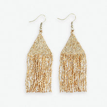 Load image into Gallery viewer, Lexie Solid Beaded Fringe Earrings
