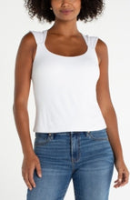 Load image into Gallery viewer, Liverpool Los Angeles Sleeveless Built In Bra Knit Top
