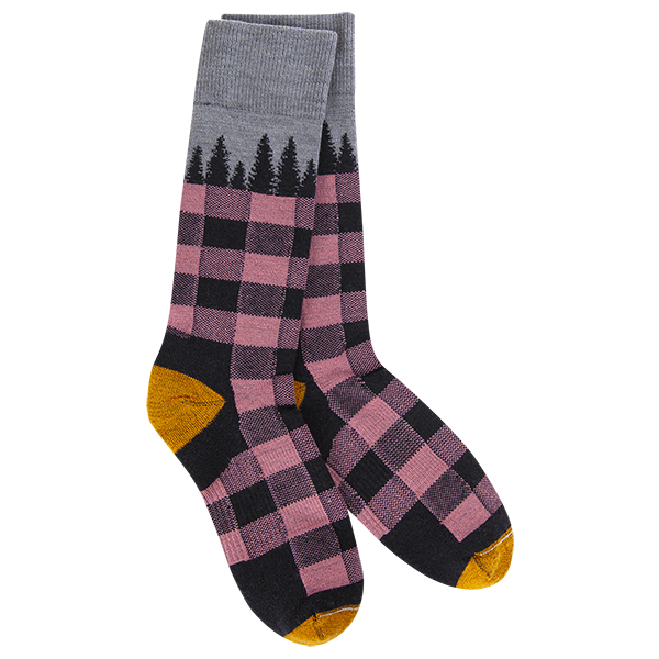 Woods Crew Navy Tree Plaid