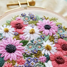 Load image into Gallery viewer, Wildflower Sampler Embroidery Craft Kit
