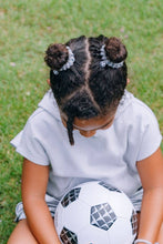 Load image into Gallery viewer, Spiral Hair Coils | Large | Soccer Hair Ties
