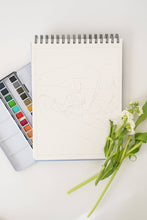 Load image into Gallery viewer, Landscape Watercoloring Book-21Outlines with Video Tutorials
