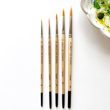 Load image into Gallery viewer, Watercolor paintbrush set by Emily Lux

