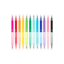 Load image into Gallery viewer, Ooly Dual Tone Double Ended Brush Markers (Set of 12 / 24 Colors)
