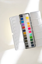 Load image into Gallery viewer, 24 Color Watercolor Paint Palette
