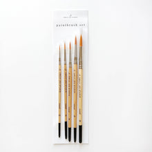 Load image into Gallery viewer, Watercolor paintbrush set by Emily Lux
