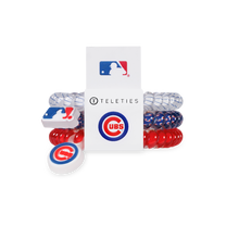 Load image into Gallery viewer, Spiral Hair Coils | Small | Chicago Cubs Hair Ties
