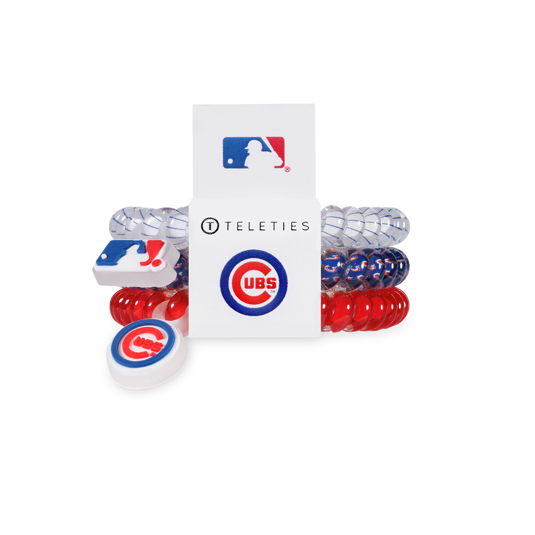 Spiral Hair Coils | Small | Chicago Cubs Hair Ties