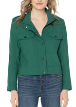 Load image into Gallery viewer, Utility Crop Jacket
