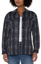 Load image into Gallery viewer, Belted Shirt Jacket
