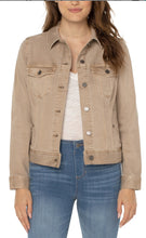 Load image into Gallery viewer, Liverpool Los Angeles Classic Jean Jacket in Biscuit Tan
