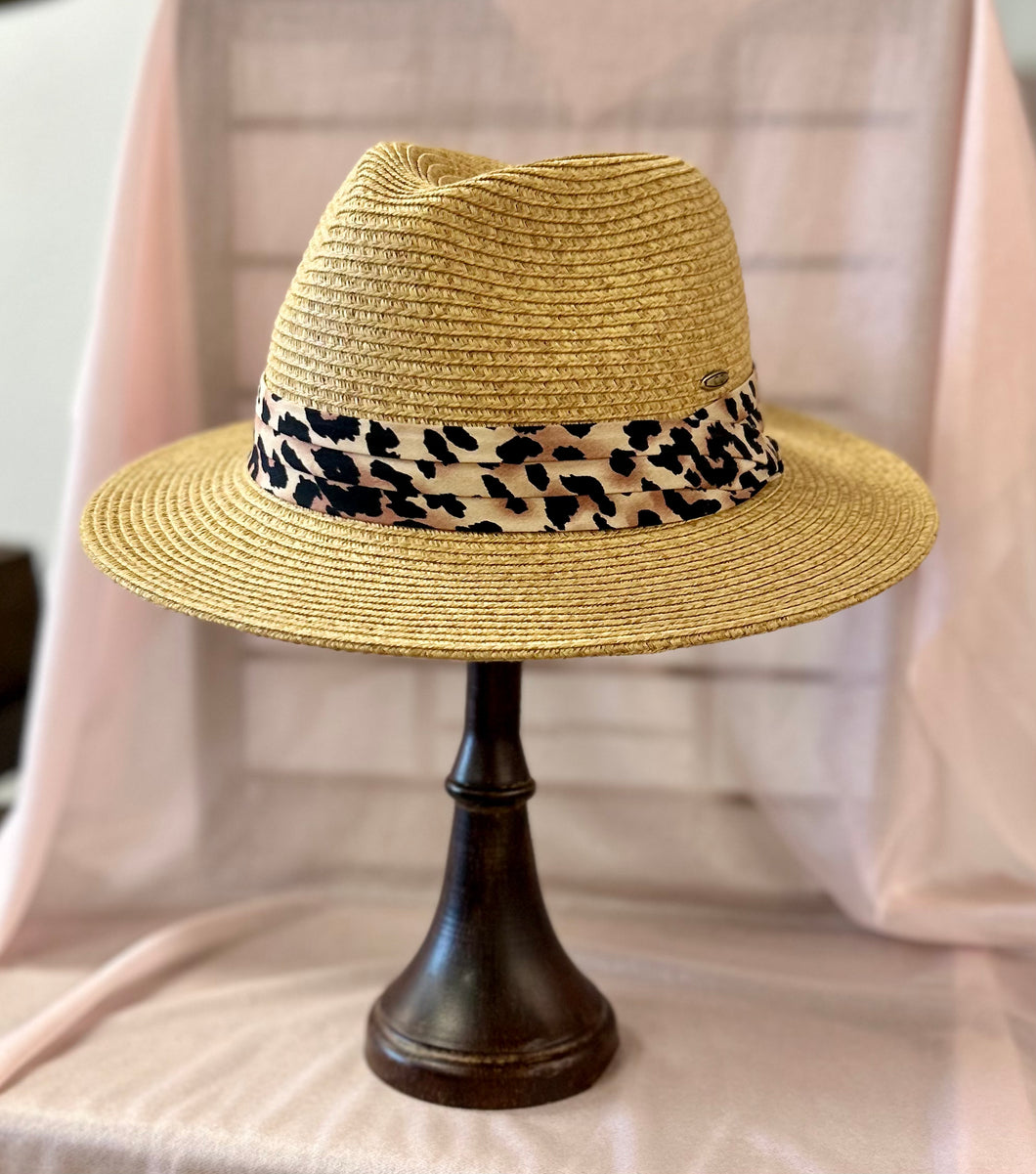 Fedora with Leopard Band