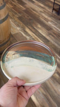 Load and play video in Gallery viewer, Pottery by Lori Neutral Metallic Plate
