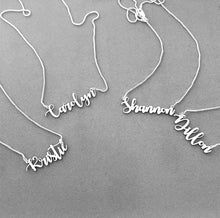 Load image into Gallery viewer, Custom Necklace in Sassy Font
