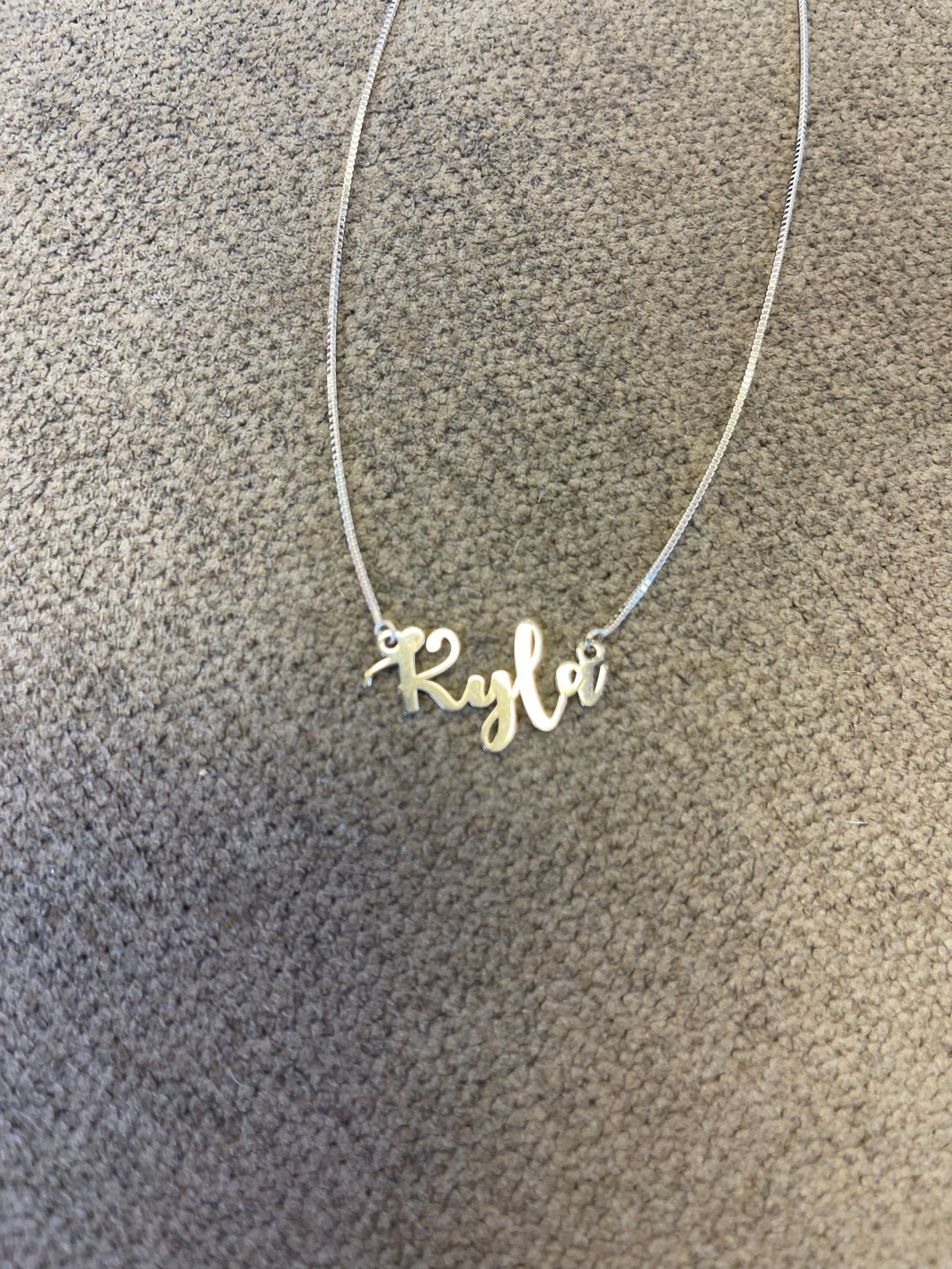 Custom Necklace in Sassy Font
