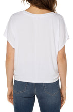 Load image into Gallery viewer, Twist Front Dolman Knit Tee
